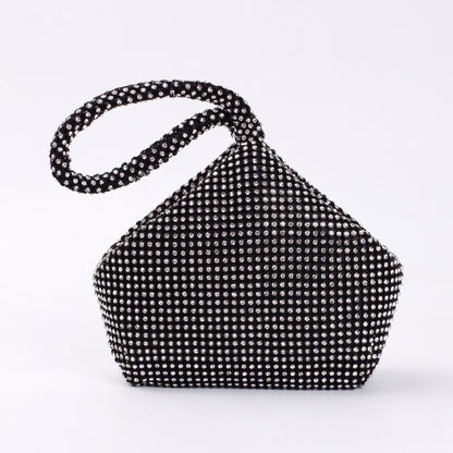 Cross-border Rhinestone Clutch Fashion Portable Cosmetic Bag Mine Bag Women's European and American Style Evening Bag Handbag