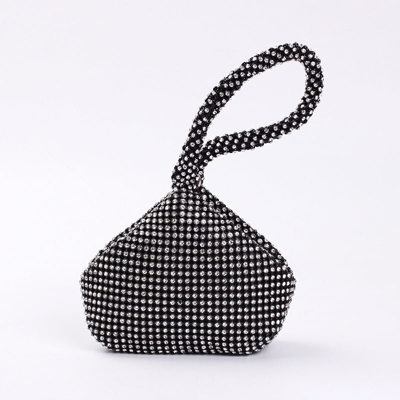 Cross-border Rhinestone Clutch Fashion Portable Cosmetic Bag Mine Bag Women's European and American Style Evening Bag Handbag