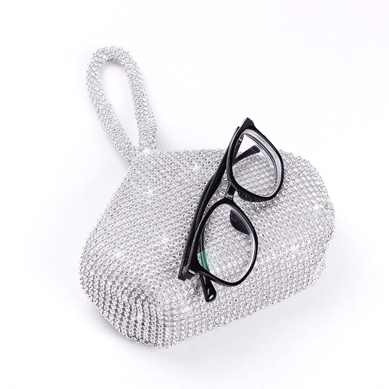 Cross-border Rhinestone Clutch Fashion Portable Cosmetic Bag Mine Bag Women's European and American Style Evening Bag Handbag
