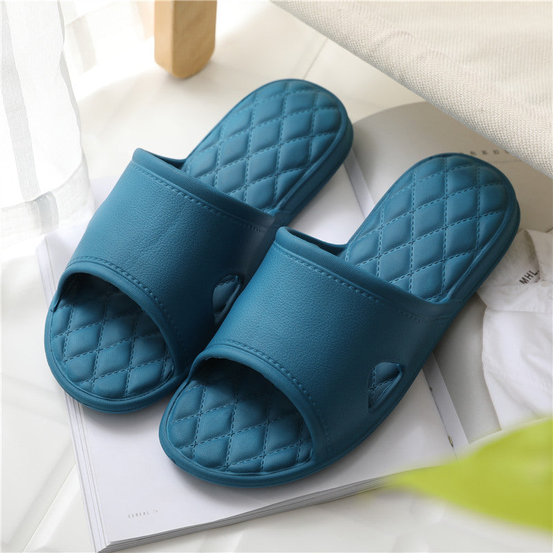 Feeling of stepping on excrement EVA men's and women's bathroom spring and summer home soft bottom household indoor bath sandals and slippers Outdoor