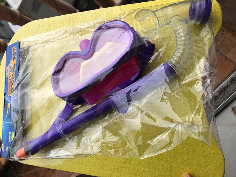 Children's diving goggles swimming set storage backpack cloth swimming cap breathing tube boys and girls snorkeling equipment