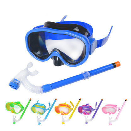 Children's diving goggles swimming set storage backpack cloth swimming cap breathing tube boys and girls snorkeling equipment
