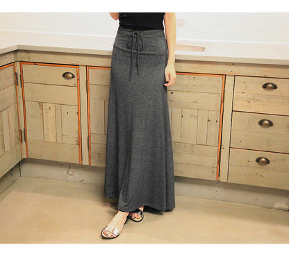 Split Skirt Women's Summer Long Skirt 100.00kg New Modal Strap A- line Skirt Slim-fit Long Skirt Skirt