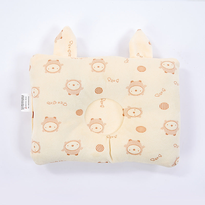 Newborn Baby Baby Pillow Baby Pillow Anti-Migraine Shaping Pillow Pure Cotton Adjustable Baby Product Pillow