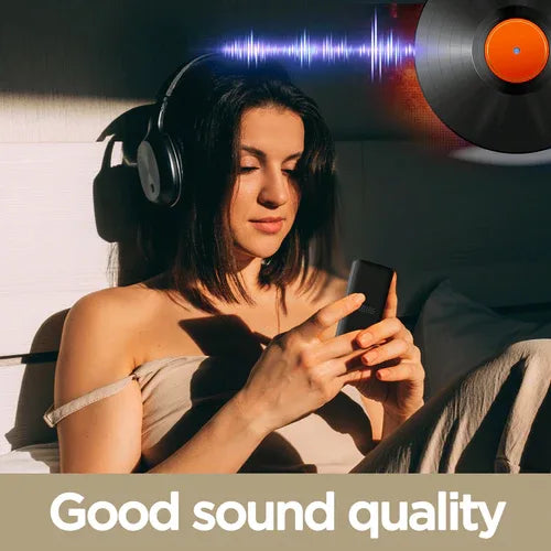16GB MP3 Player USB Charging Record Digital Display Screen Media Lossless Pocket Sports Running Walking HIFI Music Speakers