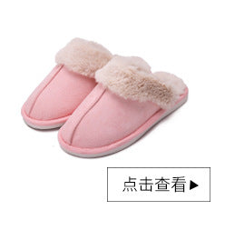 Spot cross-border e-commerce Amazon men and women memory sponge TPR slippers coral fleece slippers