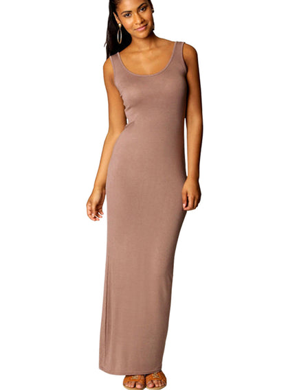 2025 European and American New Summer Casual Women's Clothing Amazon Cross-Border Sexy Vest Long Skirt Sleeveless Slim Dress