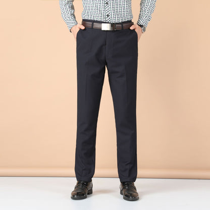 Men's Business Wear Slim-fit Trousers Spring and Autumn Casual Men's Wear Youth Work Dress Work Black Business Suit
