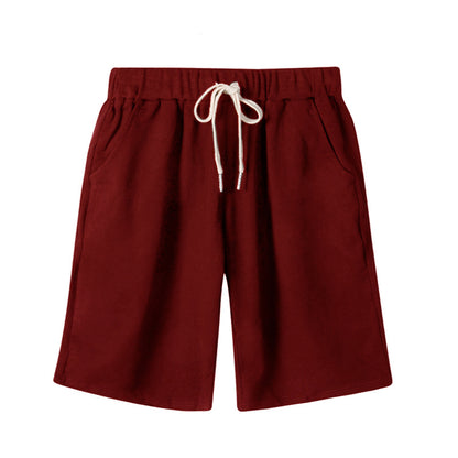 Small Sweat Pure Cotton Shorts Breathable Women's Summer High Waist Thin Loose Sports Casual Pants Slimming Straight Pants Women's Pants