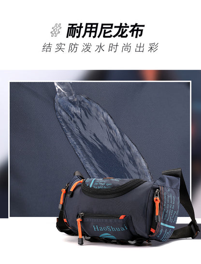 New Multifunctional Outdoor Waist Bag Sports Men's Shoulder Crossbody Bag Waterproof Chest Bag Cycling Climbing Large Capacity Waist Bag
