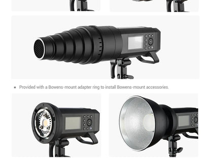 Godox AD400Pro 400Ws GN72 TTL 1/8000s HSS 2.4G X System Witstro All-in-One Outdoor Flash for Camera Photography Sony Nikon Canon