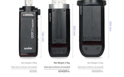 Godox AD400Pro 400Ws GN72 TTL 1/8000s HSS 2.4G X System Witstro All-in-One Outdoor Flash for Camera Photography Sony Nikon Canon