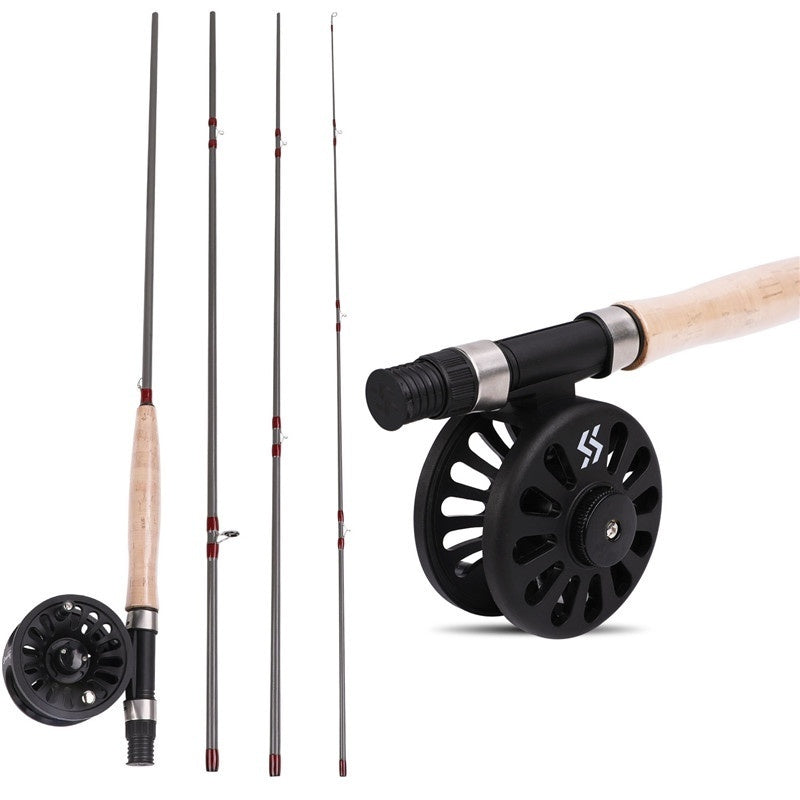 [Fly Fishing Rod Reel Set] Sougayilang Fly Fishing Rod Reel Set Fly Fishing Pole with Reel Combo Fly Tackle