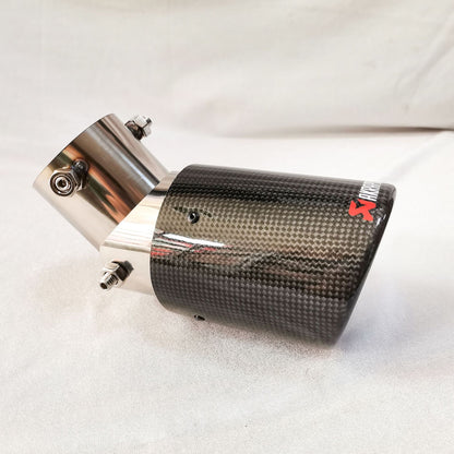 Carbon Fiber Tail Throat Car Exhaust Tail Pipe Lower Bend Multi-Directional Adjustable Curved Tail Throat Scorpio Ak Standard Tail Pipe