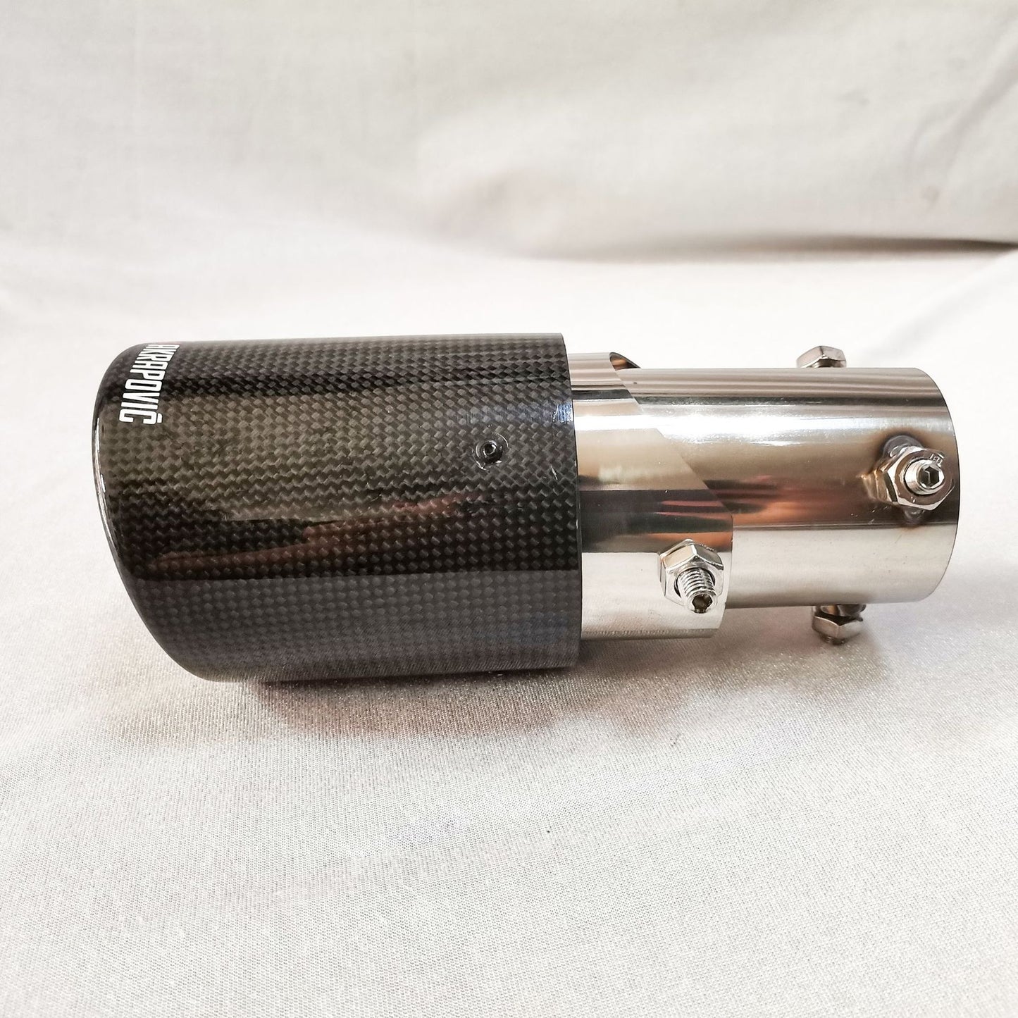 Carbon Fiber Tail Throat Car Exhaust Tail Pipe Lower Bend Multi-Directional Adjustable Curved Tail Throat Scorpio Ak Standard Tail Pipe