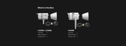 Godox Litemons LE200Bi/LE300Bi/LE600Bi Bi-color LED Light Unmatched Brightness APP Control with Bowens Mount for Shooting