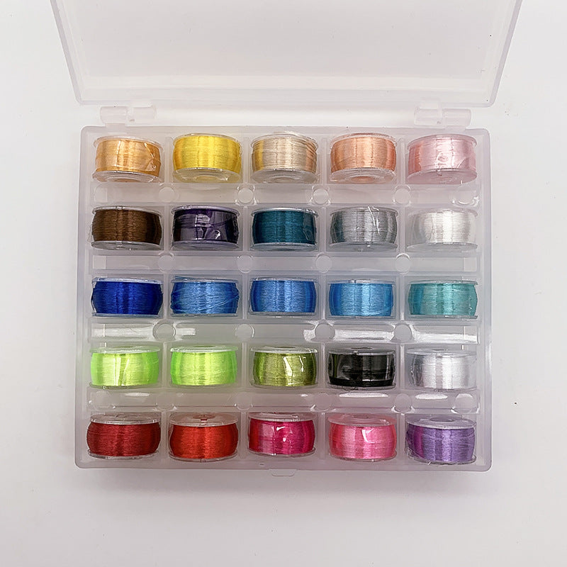 Wool thread winding flower thread small roll highlight handmade hairpin material embroidery thread hand bow ball thread cross stitch wire ice silk thread