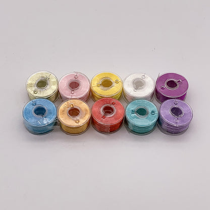 Wool thread winding flower thread small roll highlight handmade hairpin material embroidery thread hand bow ball thread cross stitch wire ice silk thread