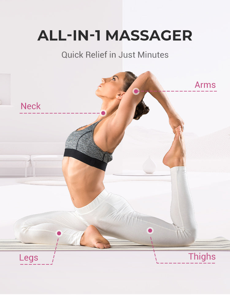 1PC Relax Ring Clamp Leg Massager 360°All-Round Massage 26 Wheel Body Massager Relief Fatigue Roller Massage Calf Muscle Relaxer