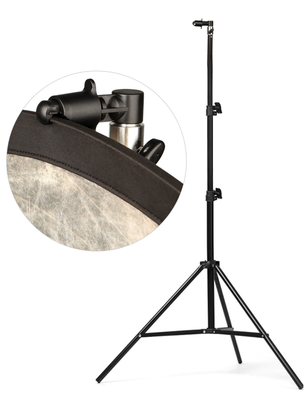 Factory Direct Sales Hot Shoe Lamp Holder Round Short Handle S Chuck Flash Light Stand Baorong Exquisite Mouth Base S Bracket