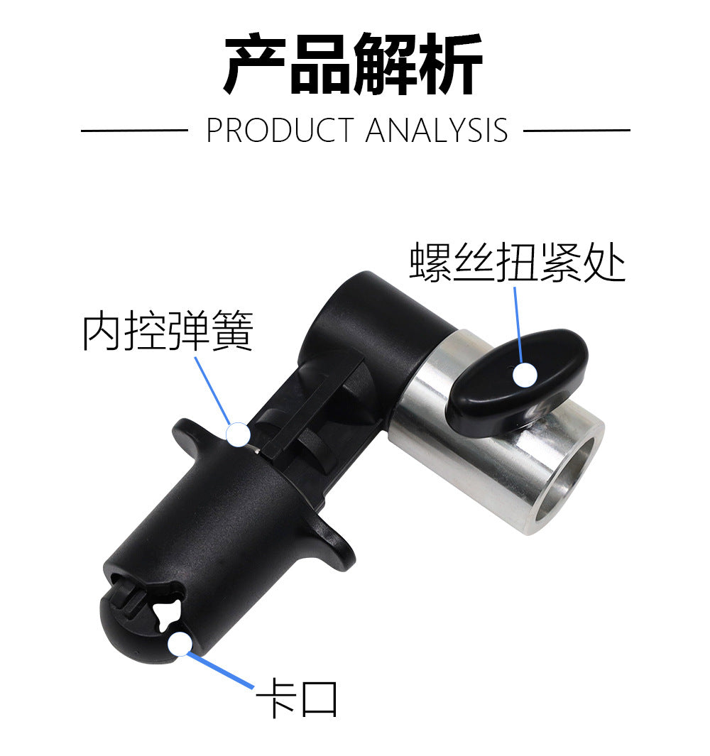 Factory Direct Sales Hot Shoe Lamp Holder Round Short Handle S Chuck Flash Light Stand Baorong Exquisite Mouth Base S Bracket