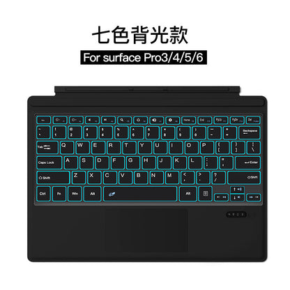 For Microsoft Keyboard surfacePro34567 Touch Backlight Keyboard Shell surfacego23 Bluetooth Keyboard