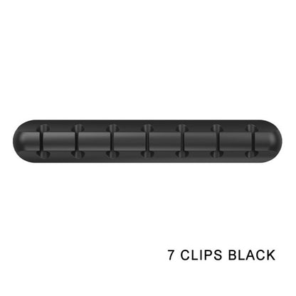New desktop charging data cable holder multi-port creative storage wire silicone cable organizer hub