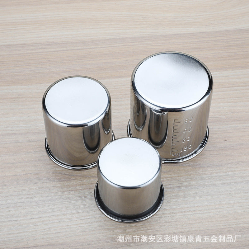 304 stainless steel measuring cup 40ml scale Cup hospital anti-iodophor liquid medicine delivery Cup
