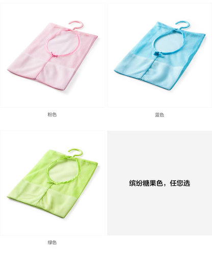 Hangable Multi-Purpose Storage Mesh Bag, Clothespin Mesh Bag, Multi-Purpose Hanging Bag for Kitchen and Bathroom 25g