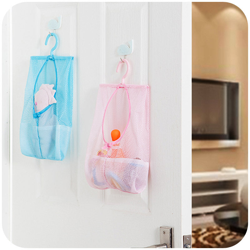 Hangable Multi-Purpose Storage Mesh Bag, Clothespin Mesh Bag, Multi-Purpose Hanging Bag for Kitchen and Bathroom 25g