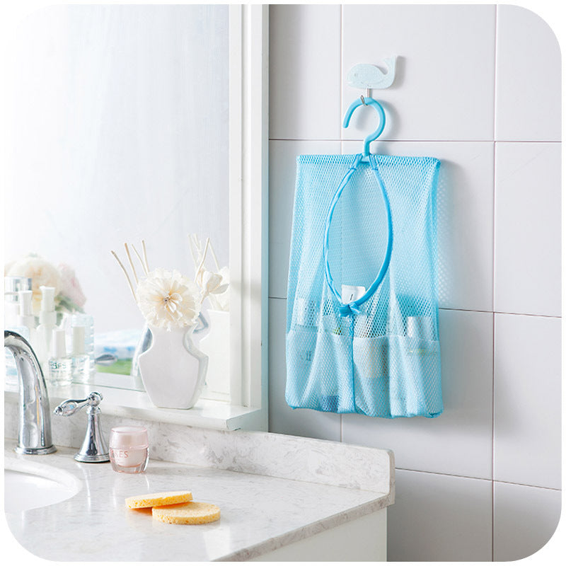 Hangable Multi-Purpose Storage Mesh Bag, Clothespin Mesh Bag, Multi-Purpose Hanging Bag for Kitchen and Bathroom 25g