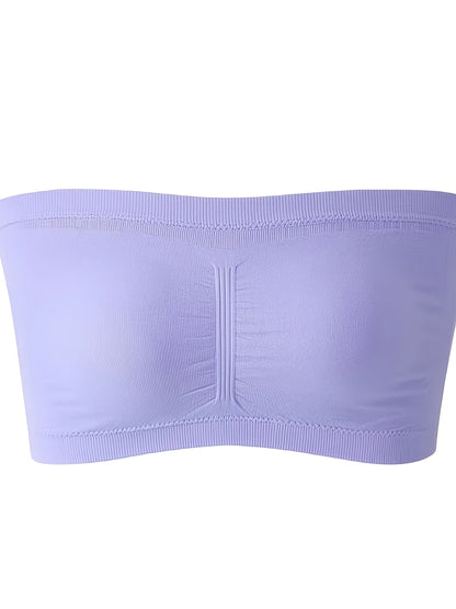 Plus-size Double-layer Anti-slip Underwire Bra with Padded Cups, No-wire Design, and 1pc Style