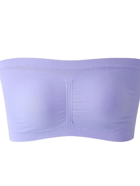 Plus-size Double-layer Anti-slip Underwire Bra with Padded Cups, No-wire Design, and 1pc Style