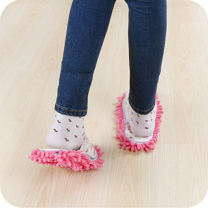 Xinzhi Shang Wholesale Children's Adult Open-Toe Cotton Slippers Lazy Floor Mopping Slippers Mopping Slippers Removable and Washable Sweeping Shoes