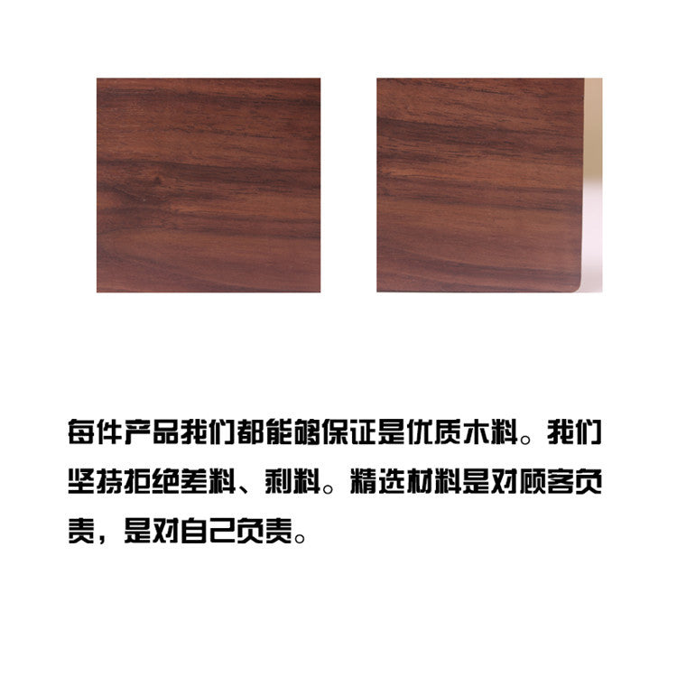 Wooden Coaster Black Walnut Square Coaster Wooden Insulation Pad Solid Wood Coaster Engraved Logo