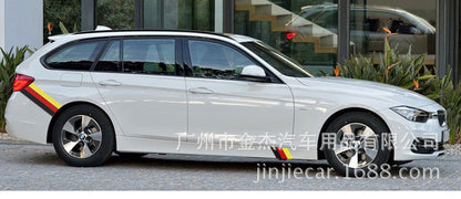 Applicable treasure color car stickers modified whole car car flower German flag three-color hood film manufacturers wholesale