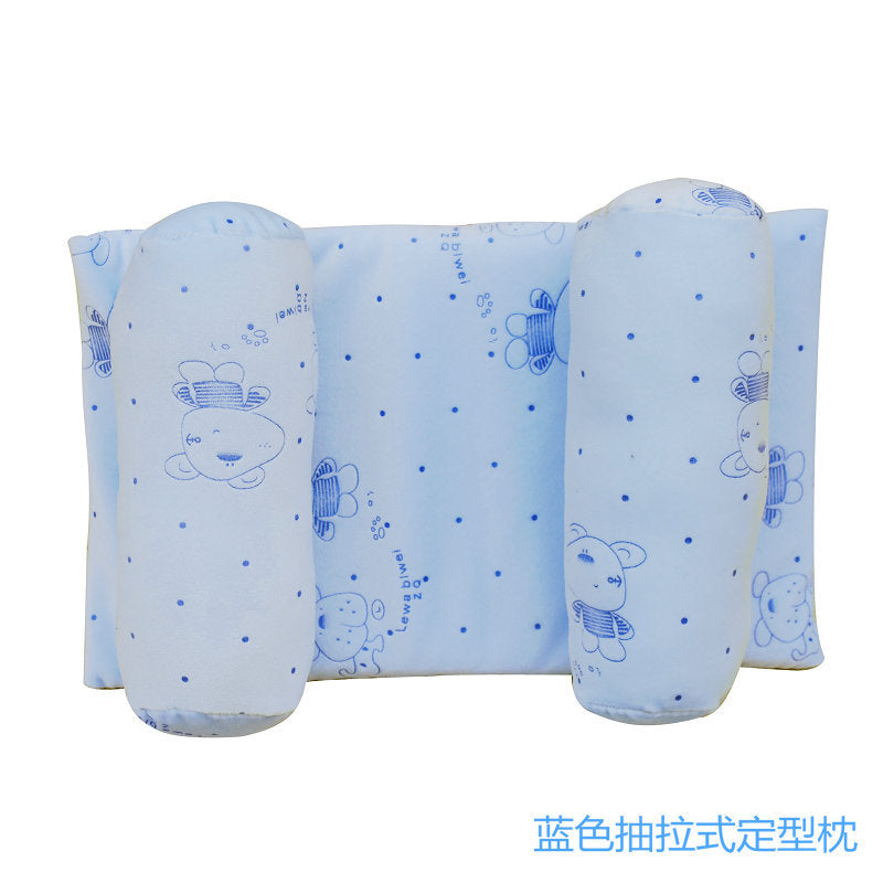 Newborn Baby Baby Pillow Baby Pillow Anti-Migraine Shaping Pillow Pure Cotton Adjustable Baby Product Pillow