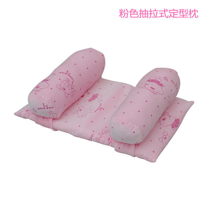 Newborn Baby Baby Pillow Baby Pillow Anti-Migraine Shaping Pillow Pure Cotton Adjustable Baby Product Pillow