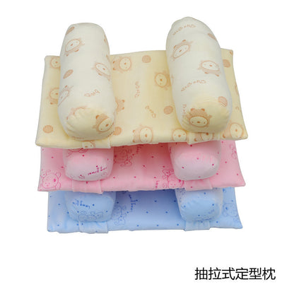 Newborn Baby Baby Pillow Baby Pillow Anti-Migraine Shaping Pillow Pure Cotton Adjustable Baby Product Pillow