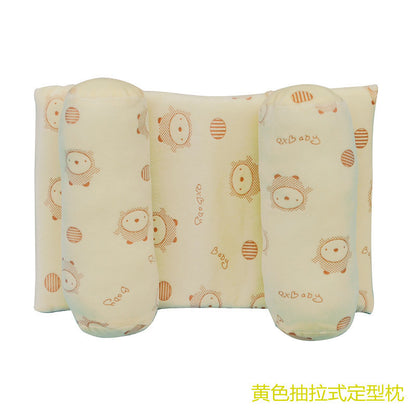 Newborn Baby Baby Pillow Baby Pillow Anti-Migraine Shaping Pillow Pure Cotton Adjustable Baby Product Pillow