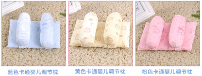 Newborn Baby Baby Pillow Baby Pillow Anti-Migraine Shaping Pillow Pure Cotton Adjustable Baby Product Pillow