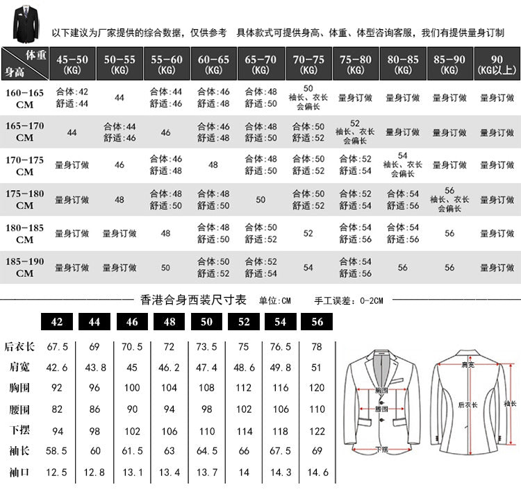 British Striped Men's Suit Slim Fit Business Gentleman Gray Business Suit for Banquet Light Business Style