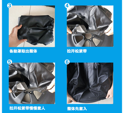 Factory Direct spare tire cover tire cover for Toyota Jeep Mitsubishi Land Rover off-road Nissan Hyundai CY-25