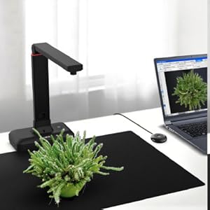 A2/A3 Large Format Overhead Book& Document Scanner 23MP High Resolution Auto- Flatten & Support Multi-Language VIISAN-S21 2025