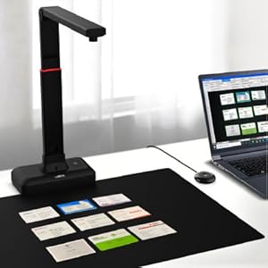 A2/A3 Large Format Overhead Book& Document Scanner 23MP High Resolution Auto- Flatten & Support Multi-Language VIISAN-S21 2025