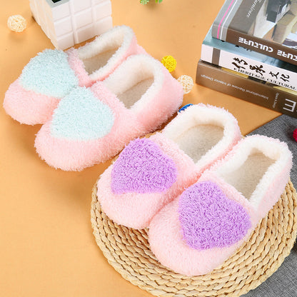 New autumn and winter moon shoes with thick warm spring and autumn pregnant women slippers non-slip home shoes a generation of hair