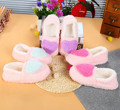 New autumn and winter moon shoes with thick warm spring and autumn pregnant women slippers non-slip home shoes a generation of hair