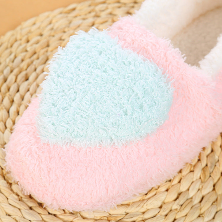 New autumn and winter moon shoes with thick warm spring and autumn pregnant women slippers non-slip home shoes a generation of hair