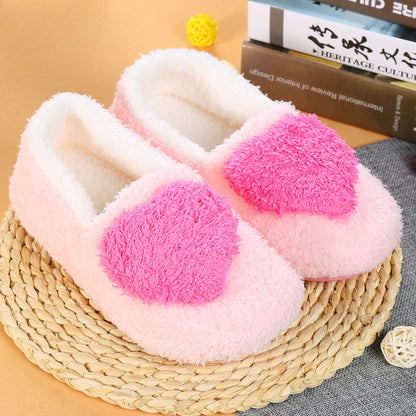 New autumn and winter moon shoes with thick warm spring and autumn pregnant women slippers non-slip home shoes a generation of hair