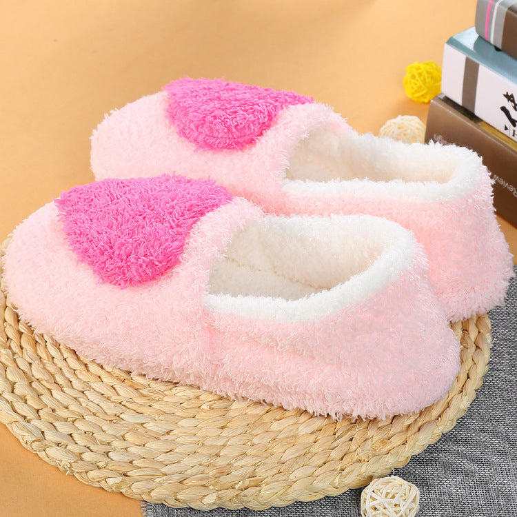 New autumn and winter moon shoes with thick warm spring and autumn pregnant women slippers non-slip home shoes a generation of hair